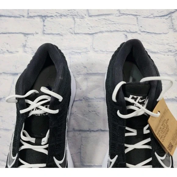 Nike MENS SZ 20 Air Zoom GT Hustle 3 TB Promo Black White Basketball HM0268-002 Nike MENS SZ 20 Air Zoom GT Hustle 3 TB Promo Black White  main image 3